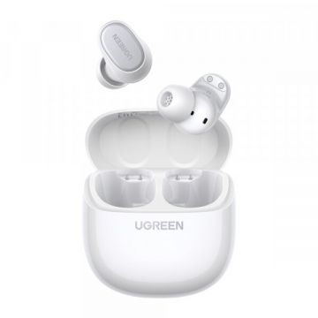 Ugreen Handsfree Bluetooth UGREEN Dots (75627), TWS, MultiPoint, Alb