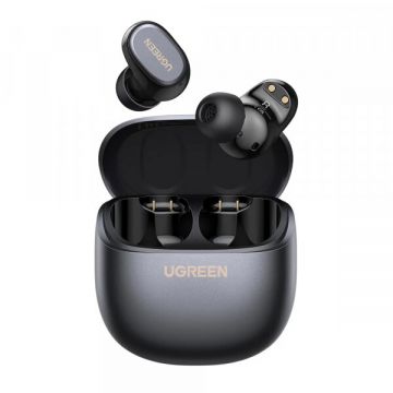 Ugreen Handsfree Bluetooth UGREEN Dots (75628), TWS, MultiPoint, Negru