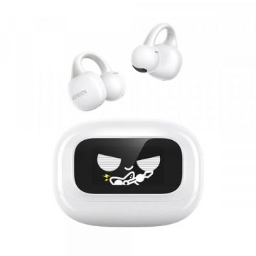 Ugreen Handsfree Bluetooth UGREEN S6 ClipBuds Magic WS208, TWS, Alb