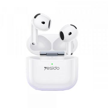 Yesido Handsfree Bluetooth Yesido TWS32, TWS, ANC, Alb