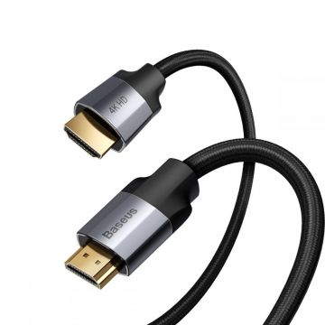 Cablu video Baseus 4K HDMI - HDMI 3m Gri inchis