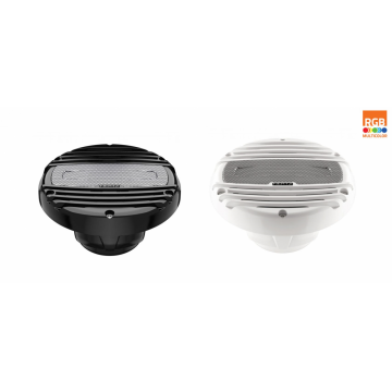 Difuzoare marine Hertz HMX 6.5 LD / W / C, Alb / Negru, set coaxial 2 cai 165MM, 75W RMS