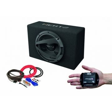 Pachet Subwoofer auto Hertz DBX 25.3 + Amplificator Stetsom IR 280.1 + kit de cabluri complet