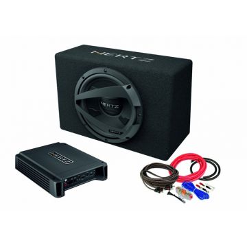 Pachet Subwoofer auto Hertz DBX 30.3 + Amplificator Hertz HCP 2 + Kit de cabluri complet