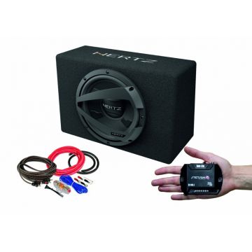 Pachet Subwoofer auto Hertz DBX 30.3 + Amplificator Stetsom IR 280.1 + kit de cabluri complet