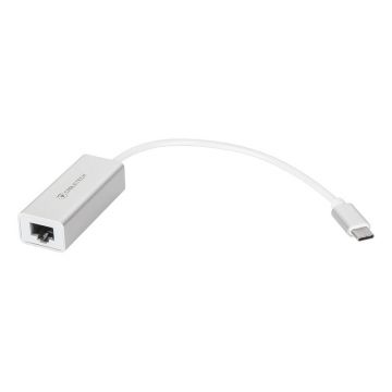 Adaptor gigabit USB Tip C - RJ45 mama, alimentare USB