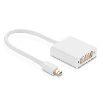 Adaptor video UGREEN 10402 Mini DisplayPort tata - DVI mama, 1080p, 15cm, Alb