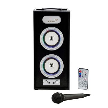 Boxa bluetooth i-JMB, 10 W, 4000 mAh, afisaj LED, telecomanda, microfon inclus