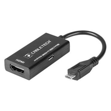 Cablu adaptor MHL Cabletech, Micro USB, HDMI, full HD