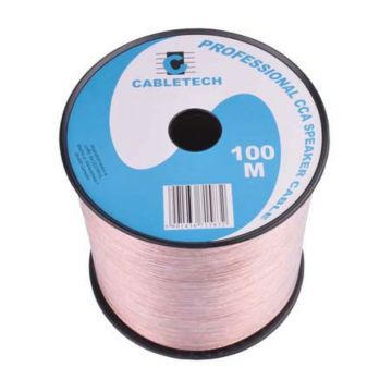 Cablu difuzor Cabletech, 0.35 mm, rola 100 m, transparent