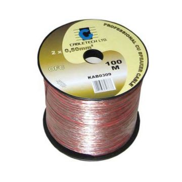 Cablu difuzor OFC Cabletech, 1 mm, rola 100 m