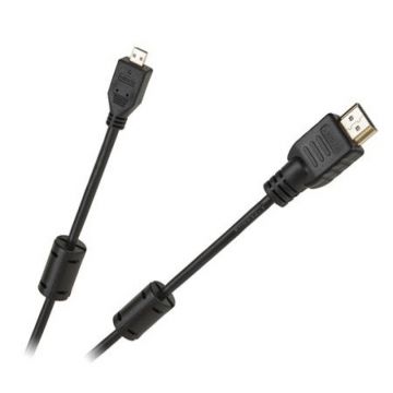 Cablu digital KPO3909-1.8 HDMI A - micro HDMI D, 1.8 m, Negru