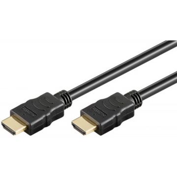 Cablu HDMI Goobay, HDMI tata, 5 m, Negru