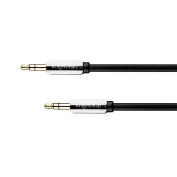 Cablu jack 3.5 mm - 3.5 mm Kruger & Matz, 1 m, Negru