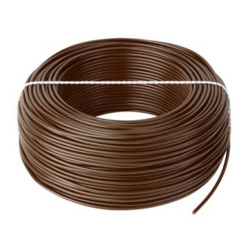 Cablu litat cupru tip LGY, 0.5 mm, 100 m, Maro