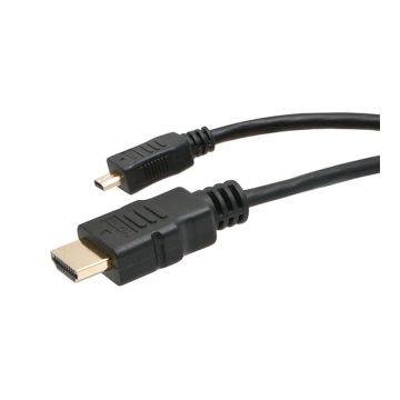 Cablu micro HDMI Carguard, 30 AWG, 2 m, Negru