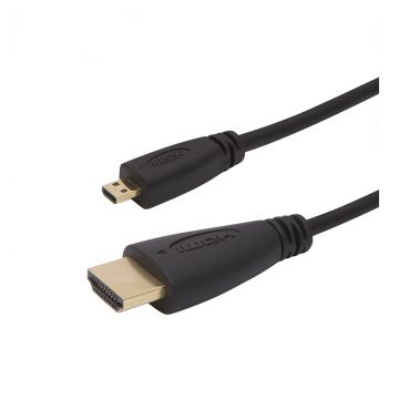 Cablu micro HDMI Carguard, 30 AWG, 3 m, Negru