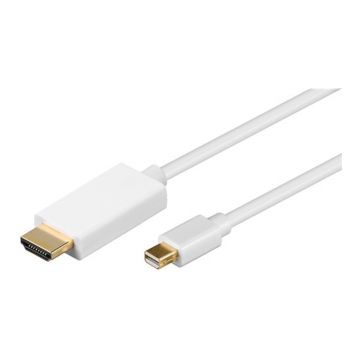 Cablu mini DisplayPort Goobay, HDMI tata, 2 m, Alb