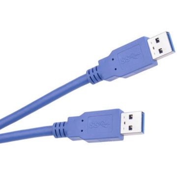 Cablu profesional, USB tata - USB tata, versiunea 3.0, 1.8 m