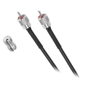 Cablu UHF KPO3932 pentru statii CB, 3 m, Negru