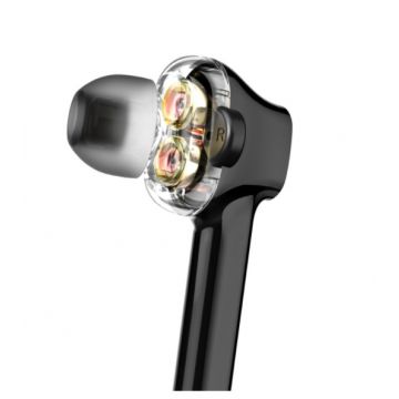 Casti bluetooth wireless BlitzWolf AA-UM5 TWS, Bluetooth 5.0, IPX5, 500 mAh, Negru