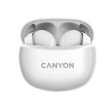 Casti Canyon TWS-5 Bluetooth Alb