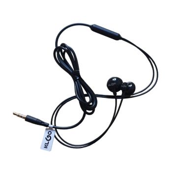 Casti in-ear Klgo KS-11, control volum, microfon, Negru