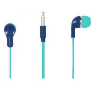 Casti stereo Canyon CNS-CEPM02GBL (Albastru/Turcoaz)