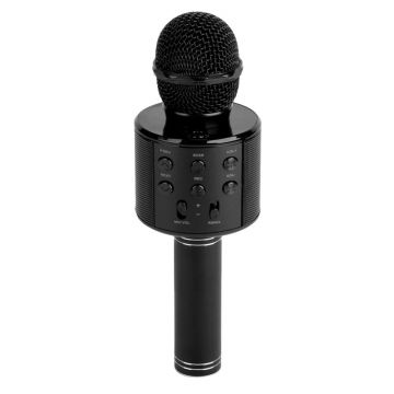 Microfon karaoke fara fir i-JMB, port USB, card TF, acumulator 1200 mAh
