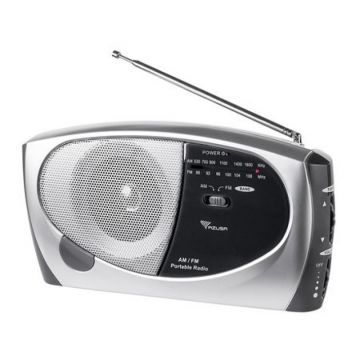 Radio FM portabil Azusa PR-11, 5 W, Gri/Negru