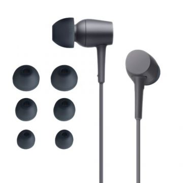 Set 6 Varfuri de schimb pentru casti Sony MDR-EX750BT/WI-1000X/WI-H700, Kwmobile, Gri, Silicon, 55135.22