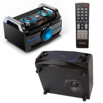 Sound box portabil, iluminat led, telecomanda, USB, SD, FM, AUX, RMS 60 W