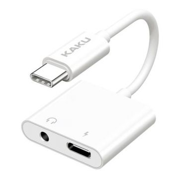 Adaptor audio 4 in 1 Loomax, USB C, AUX