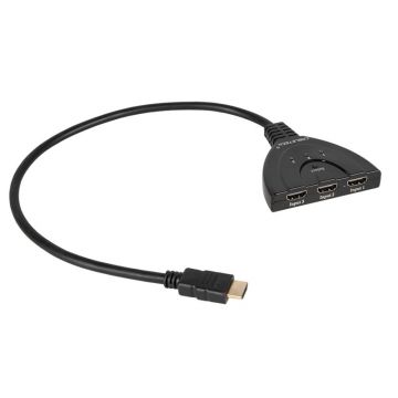 Adaptor tip splitter HDMI, 3 x intrare, 1 x iesire