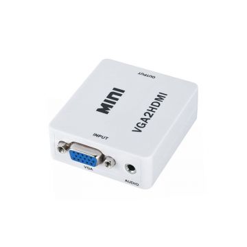 Adaptor VGA & Audio In - HDMI out, intrare audio stereo