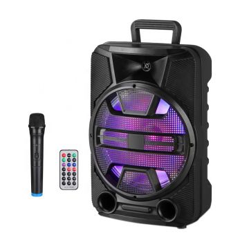 Boxa Bluetooth tip troler Portable Speaker, 30 W RMS, acumulator incorporat, microfon, telecomanda