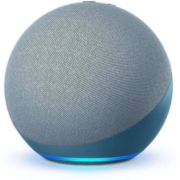 Boxa portabila Amazon Echo 4nd Gen, Wi-Fi, Bluetooth, Cu Asistent Personal Alexa (Albastru)