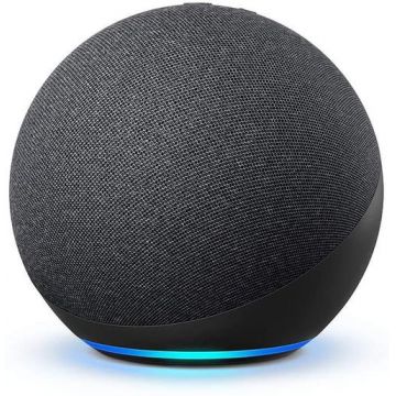 Boxa portabila Amazon Echo 4nd Gen, Wi-Fi, Bluetooth, Cu Asistent Personal Alexa (Negru)