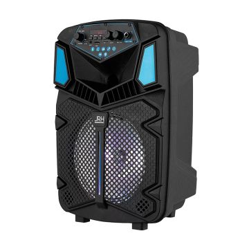 Boxa portabila JRH H8, 300 W, 20 cm, Bluetooth, card SD, MP3, telecomandata inclusa