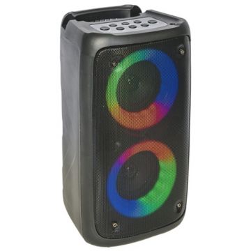 Boxa portabila Party, 100 W, Bluetooth, Acumulator, lumini RGB