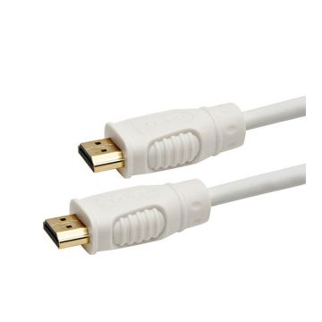 Cablu 3D HDMI Carguard, ethernet, 5 m, izolatie dubla, Alb