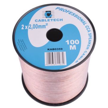 Cablu difuzor Cabletech, 2 mm, 100 m, transparent