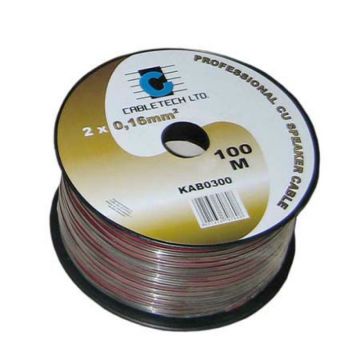 Cablu difuzor Cabletech, cupru, 0.5 mm, rola 100 m