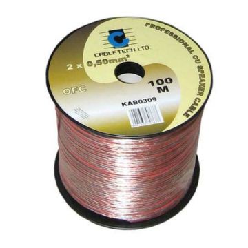 Cablu difuzor Cabletech, material OFC, 0.75 mm, rola 100 m