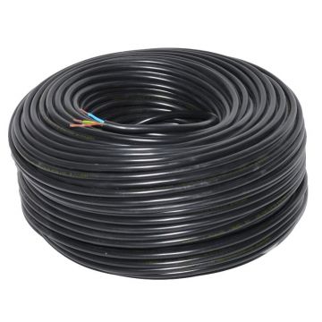 Cablu electric ER-KA Kablo, 3 x 1.5 mm, lungime 100 m, Negru