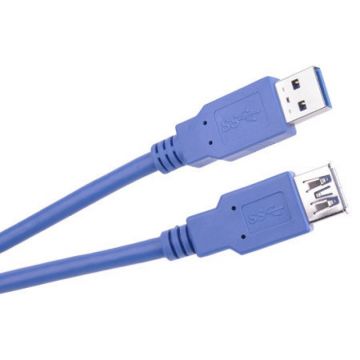 Cablu profesional, USB tata - USB mama, versiunea 3.0, 1.8 m