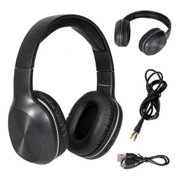 Casti Audio Hi-Fi Madison, bluetooth 4.1, fir, noise cancelling, baterie reincarcabila, hands-free Casti Audio Hi-Fi Madison, bluetooth 4.1, fir, noise cancelling, baterie reincarcabila, hands-free