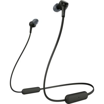 Casti In-Ear SONY WIXB400B, Bluetooth, EXTRA BASS, 15 ore autonomie, Microfon, Negru