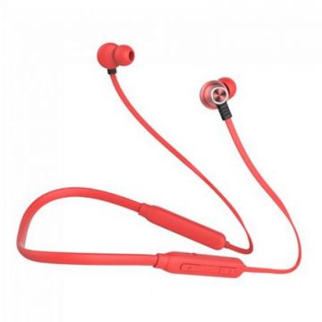 Casti sport bluetooth, 500 mAh, 10 m, Rosu