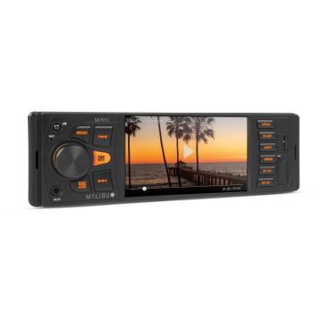 MediaPlayer auto MNC Malibu 1 DIN, Bluetooth 5.0, ecran LCD 4 inch, 800 x 480 px, 4 x 50 W, slot MicroSD, AUX, USB, taste iluminate, Radio FM/AM, Black